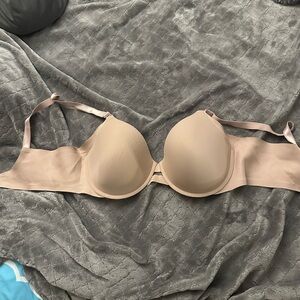 Warners Underarm-Smoothing Underwire T-Shirt Bra RA3561W size 40C nude